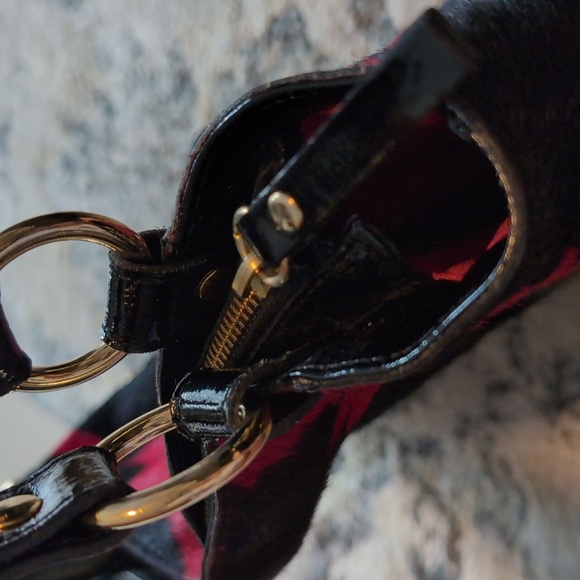 Cow Print Large Bag like new Cavalcanti Genuine Leather italy - Picture 9 of 11